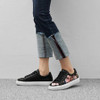 Smile Circle 2017 Spring Autumn Shoes Women Lace-up Embroidery Flat Shoes Women Fashion Designer Flower Casual Platform Shoes