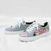 Smile Circle 2017 Spring Autumn Shoes Women Lace-up Embroidery Flat Shoes Women Fashion Designer Flower Casual Platform Shoes