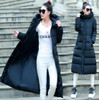 SMFOLW 2017 Coat Parkas Women Winter Jackets Winter Long Jacket Women High Quality Warm Female Thickening Warm Parka Hood