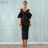 Adyce 2020 New Summer Yellow Red Women Club Dress Vestidos Celebrity Party Dress Ruffle Butterfly Short Sleeve Midi Club Dress Adyce 2020 New Summer Yellow Red Women Club Dress Vestidos Celebrity Party Dress Ruffle Butterfly Short Sleeve Midi Club Dress