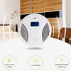 Smart LCD Electronic Ultrasonic Electromagnetic Wave Mouse Repeller Rat Repellent Pests Control UV Light 8 Stages of Frequency