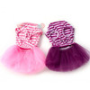 Small Dog Clothes Cute Pet Dog Puppy Stripe Bow Lace Tutu Dress Small Dog Clothes Cute Pet Dog Puppy Stripe Bow Lace Tutu Dress
