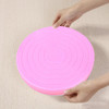Small Cake Swivel Plate Revolving Decoration Stand Platform Turntable 14cm Round Rotating Cake Swivel Christmas Baking Tool