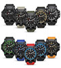 SMAEL Brand Men Sport Watch Dual Display Analog Digital LED Electronic Quartz-Watches Man Waterproof Swimming Wrist Watches Male