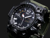 SMAEL Brand Men Sport Watch Dual Display Analog Digital LED Electronic Quartz-Watches Man Waterproof Swimming Wrist Watches Male