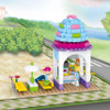 Sluban Girls Blocks Assembly Educational Building Blocks DIY 3D Bricks Plastic Block Building Playmobil Toys For Children