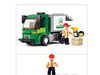 SLUBAN Building Blocks City House Snack Car TV Express Police Truck school bus Brick girls Toy