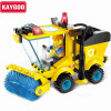 SLUBAN Building Blocks City House Snack Car TV Express Police Truck school bus Brick girls Toy