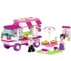 SLUBAN Building Blocks City House Snack Car TV Express Police Truck school bus Brick girls Toy