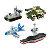 SLUBAN Building Blocks City House Snack Car TV Express Police Truck school bus Brick girls Toy