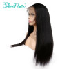 Slove Rosa 250% Density Brazilian Human Remy Straight Wig Lace Front Human Hair Wigs Pre Plucked With Baby Hair Bleached Knots