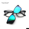 Free Shipping Ultra Light Magnetic Polarized Rectangle Sunglasses Clip Latest Design Sunglasses Fashion Trend Eyeglass 2246A C2