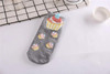 Foot 22-25cm Cupcake Short Socks Women Cute Kawaii Cream Fairy Patty Cup Cake Butter Sugar Milk Baking Lovely Funny Sweet Cotton