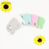 Food Grade Silicone Baby Teethers Silicone Elephant Teethers BPA Free Teething Pendant Baby Tooth Care Newborn Kids Chew Toys