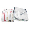 Food Covers Keep Warm Vegetable Cover Foldable Aluminum Foil Cover Dishes Insulation Kitchen Cozinha Criativa Food Cover Nets