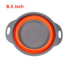 Folding Strainers, Kitchen Collapsible Silicone Colander, Fruit Vegetable Strainer Silicone Drainer, kitchen accessories