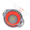 Folding Strainers, Kitchen Collapsible Silicone Colander, Fruit Vegetable Strainer Silicone Drainer, kitchen accessories