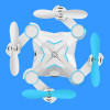 Foldable RC Mini Pocket Drone Portable 2.4G 6-AXIS RC Quadcopter RC Helicopter Toys Remote Control Drone