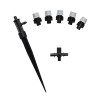 Fog nozzle adjustable nozzle mist sprayer head garden sprayers water sprinklers irrigation garden plant watering Mist
