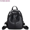 FLYING BIRDS rivet Mochila mini women backpack leather backpacks teenage school bags female travel bag high quality designer bag