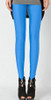 Fluorescent Color Leggings Pants Women's Ice Silk Spandex Elastic Leggings Multicolor Shiny Glossy dance Leggings Trousers