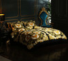 Versace Medusa Bedding Set Duvet Cover Bed Sheet Pillowcase Palace Luxury Velvet