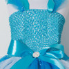 Tulle Tutu Dress Princess Anna Elsa Dress Snow Queen Halloween Party Vestidos Cosplay Costume Girl Dress Summer Girls Clothes