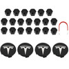 Stunning Tesla Hub Caps and Nut Covers