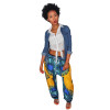 Tribal Print Wide Leg Pants Woman Trousers Big Size Folk Custom Ethnic Trousers For Women Pantalon Femme Pants Women's Pants