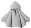 Fleece Combi Baby Coat Babe Cloak Two-sided Outwear Floral Baby Poncho Cape Infant Baby Coat Children's Clothing