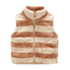 Fleece Baby Vest Autumn Striped Fashion Kids Waistcoat For Toddler Girl Boy Children Zipper Vests Casual Boys Outerwear &amp; Coats
