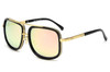 Flat Top Hot Square Sunglasses Men Women Luxury Brand Design Couple Lady Celebrity Brad Pitt Sun Glasses Super star Eyewear