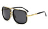 Flat Top Hot Square Sunglasses Men Women Luxury Brand Design Couple Lady Celebrity Brad Pitt Sun Glasses Super star Eyewear