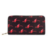 Flamingo Print Women Fashion Long Purse Mujer Clutch Phone Case PU Leather Girls Card Holder Bag Female Wallet