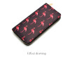 Flamingo Print Women Fashion Long Purse Mujer Clutch Phone Case PU Leather Girls Card Holder Bag Female Wallet
