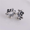 Fits European Original Charms Bracelet Sterling Silver Beads Clover Flower Screw Charm Women DIY Jewelry Wholesale