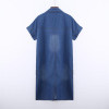 High Quality 2017 Summer Denim Dress Women Clothing Plus Size 3XL Women Jeans Dress Elegant Casual Cowboy Dresses vestidos