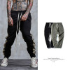 High Quality 2017 Fashion Bare Zipper Streetwear Hip Hop Fitness Long Pants Men Casual Sweatpants Jogger Trousers