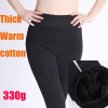 High quality 2017 cotton Winter Leggings Women's Warm Leggings High Waist Thick Velvet Legging Solid black Leggings Women