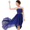 High Low Cocktail Dresses New Grace Crystal Dress Formal evening Party gown Vestido de noiva