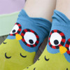 CHAMSGEND WillBeen 3D Animals Striped Cartoon Socks Women Owl Footprints Cotton Socks Floor Fashion Jan19