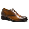 CHAMARIPA Men Elevator Shoes 7.5cm/2.95 inch Increase Heigh Brown Hidden Heel Dress Shoe Tall Man Stylish Shoe Taller 252H11-1