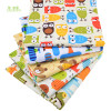 Chainho,5pcs/lot,Cartoon Series,Twill Cotton Fabric,Patchwork Cloth,DIY Sewing Quilting Fat Quarters Material For Baby&amp;Children
