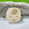 Wooden Baby Kids Tooth Storage Box