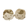 Wooden Baby Kids Tooth Storage Box
