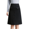 NYFS 2018 New Autumn Winter woolen Plaid Skirts Fashion PLaid Hip skirt Women Slim Office Skirt Faldas Mujer Saias