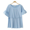 Nursing Tops Breast Feeding Tees Maternity Clothes Breastfeeding Pregnancy T Shirt Clothes For Pregnant Women Plus Size Wear