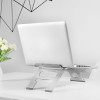 Silver Aluminum Laptop Stand