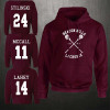 Number Men Hoodies Sweatshirt Fleece Streetwear Hip Hop Mens Hooded Red Long Sleeve Sweatshirts Stilinski Printed Male Hoody