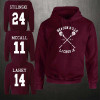 Number Men Hoodies Sweatshirt Fleece Streetwear Hip Hop Mens Hooded Red Long Sleeve Sweatshirts Stilinski Printed Male Hoody